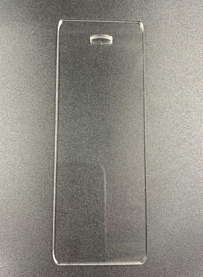 NUORUI NUO RUI Set of 10 Luggage Tag Shape Clear Plexiglass Acrylic Sheets - Image 3